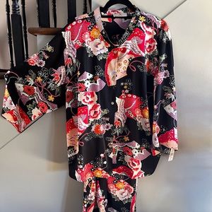 Natori satin silky 2pc pj set size 3X